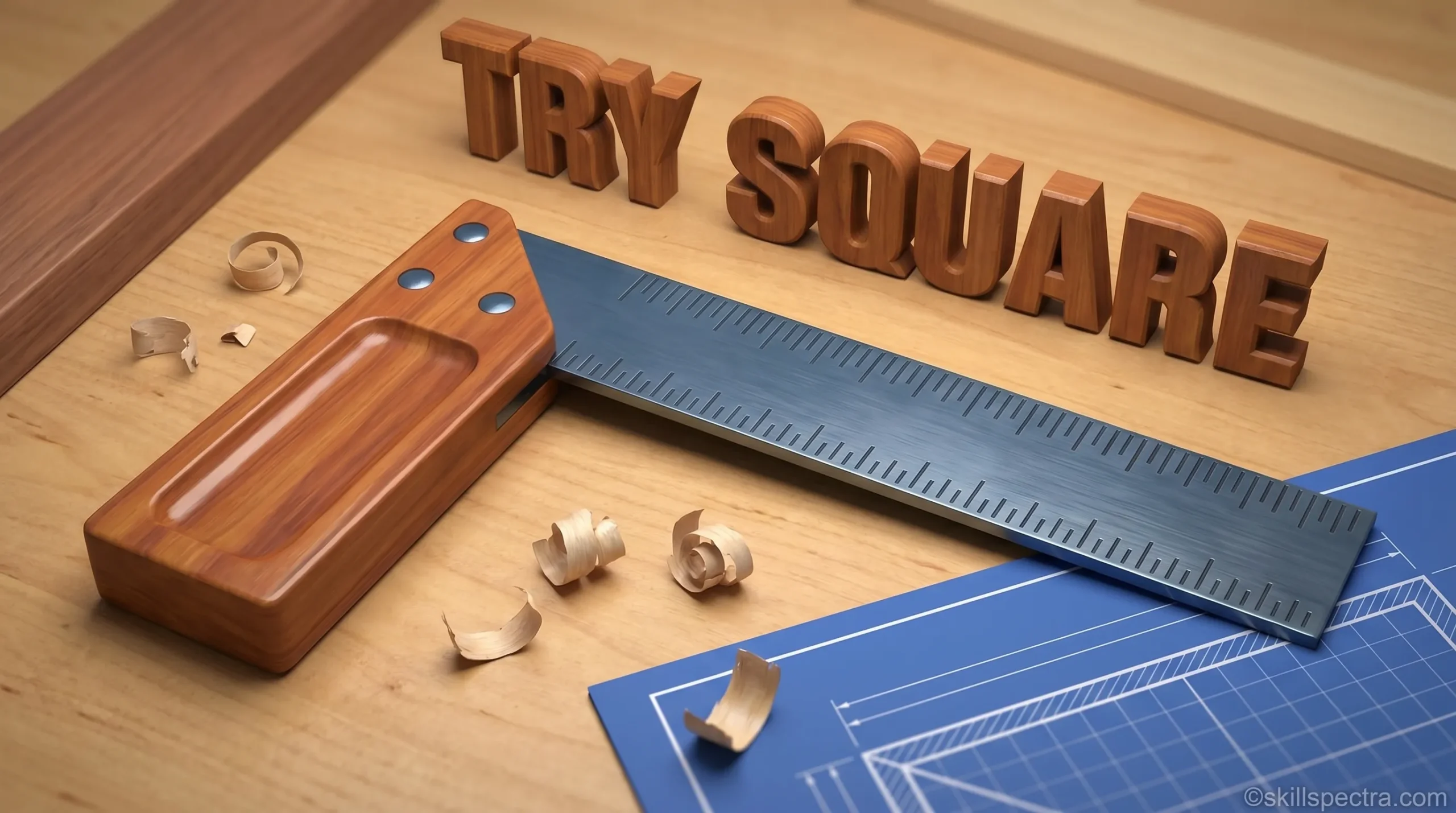 ટ્રાય સ્ક્વેર: પરિચય, રચના અને તેના ભાગો – Introduction, Construction, Parts of Try Square