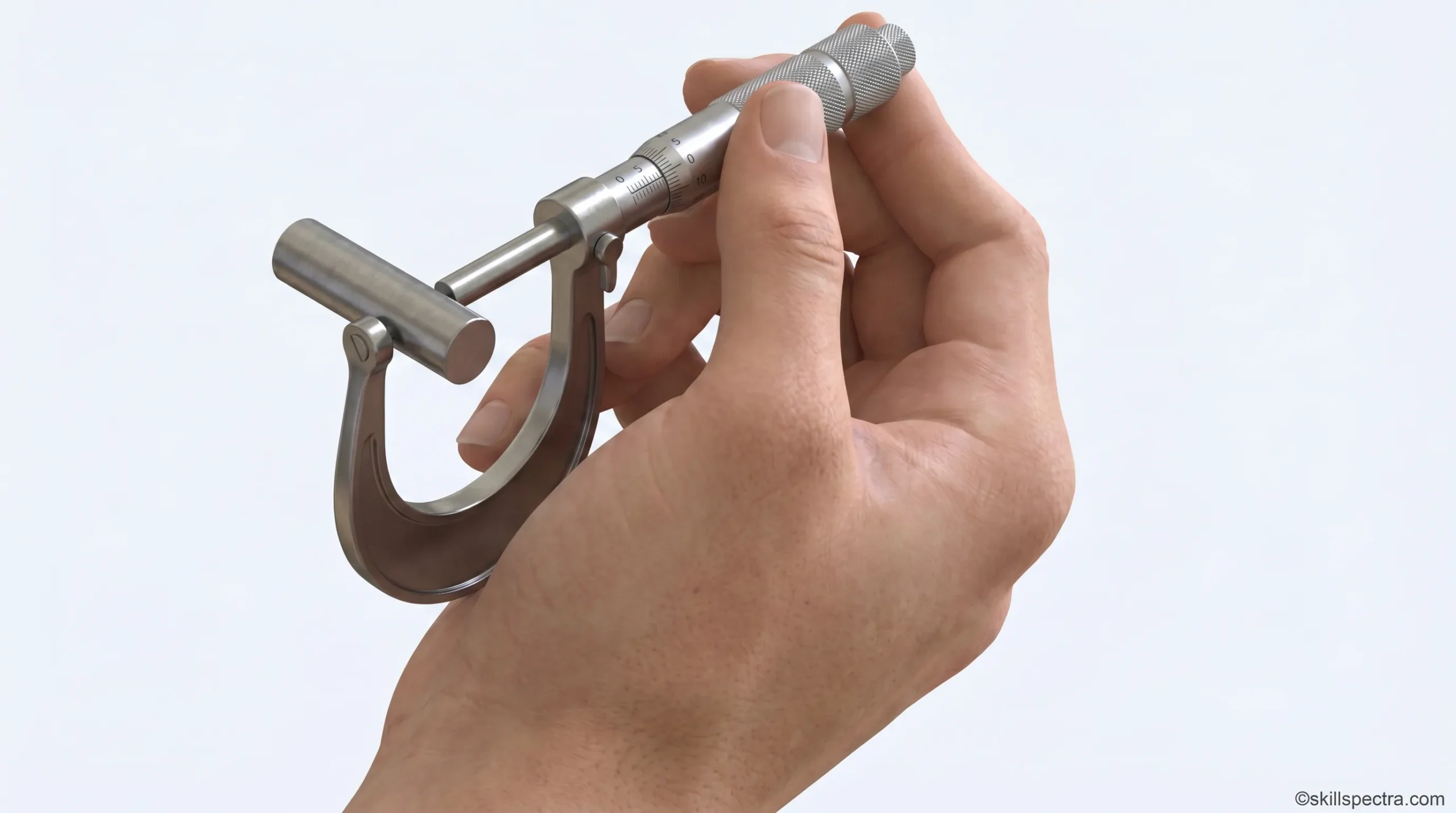micrometer handling