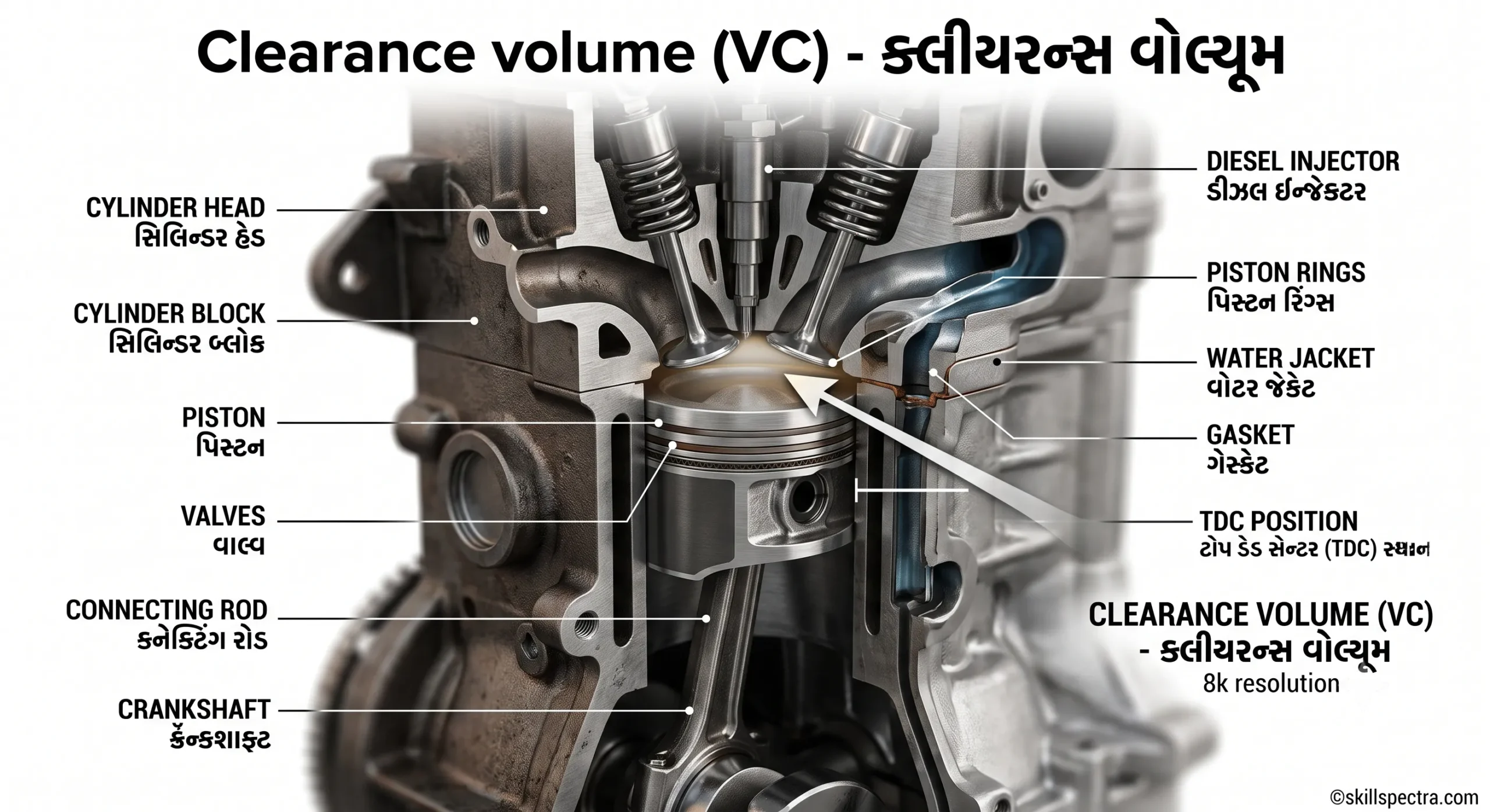 engine clearance volume